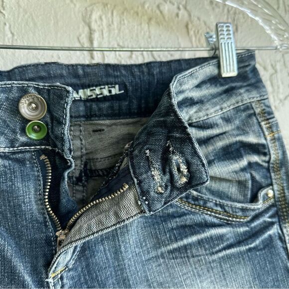 MISS SIXTY Jeans Women Size 28 Low Rise Y2K Vintage Logo - Picture 9 of 12